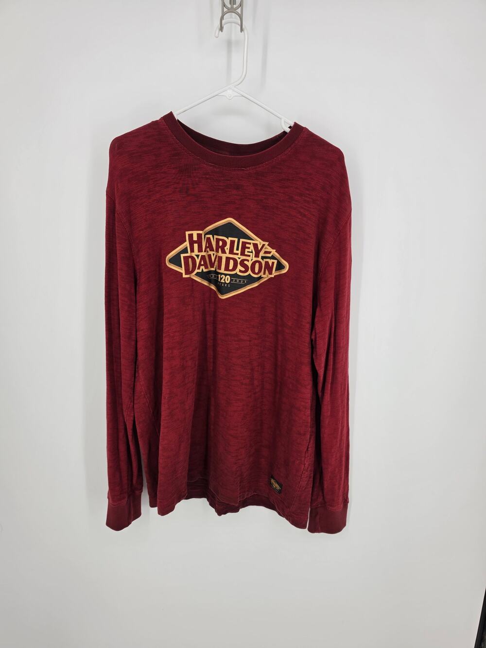 Harley Davidson tagged T men L,LONG SLEEVE